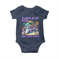 Purple Up For Military Kids Baby Onesie Military Child Month Astronaut Fights