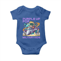 Purple Up For Military Kids Baby Onesie Military Child Month Astronaut Fights