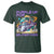 Purple Up For Military Kids T Shirt Military Child Month Astronaut Fights
