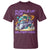 Purple Up For Military Kids T Shirt Military Child Month Astronaut Fights