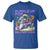 Purple Up For Military Kids T Shirt Military Child Month Astronaut Fights