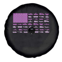 Military Child Month Military Transport American Flag Spare Tire Cover