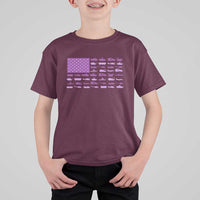 Military Child Month Military Transport American Flag T Shirt For Kid