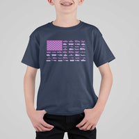 Military Child Month Military Transport American Flag T Shirt For Kid