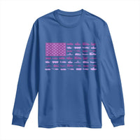Military Child Month Military Transport American Flag Long Sleeve Shirt