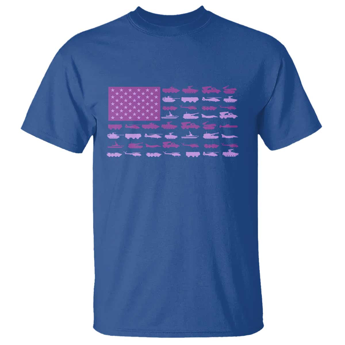 Military Child Month Military Transport American Flag T Shirt