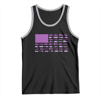 Military Child Month Military Transport American Flag Tank Top