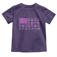 Military Child Month Military Transport American Flag Toddler T Shirt