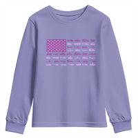 Military Child Month Military Transport American Flag Youth Sweatshirt