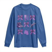 Military Kid Month Camo Coquette Bow Long Sleeve Shirt