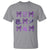 Military Kid Month Camo Coquette Bow T Shirt