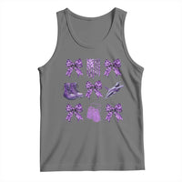 Military Kid Month Camo Coquette Bow Tank Top