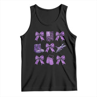 Military Kid Month Camo Coquette Bow Tank Top