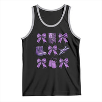 Military Kid Month Camo Coquette Bow Tank Top