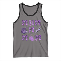 Military Kid Month Camo Coquette Bow Tank Top