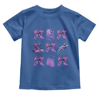 Military Kid Month Camo Coquette Bow Toddler T Shirt
