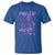 Purple Up Military Child T Shirt Dandelion Vintage American Flag Military Child Month