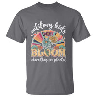 Military Kids Bloom Where They Are Planted T Shirt Military Child Month Retro Vintage Flowers