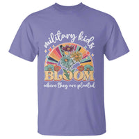 Military Kids Bloom Where They Are Planted T Shirt Military Child Month Retro Vintage Flowers