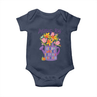 Military Kids Bloom Where They Are Planted Baby Onesie Military Child Month Flower