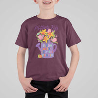 Military Kids Bloom Where They Are Planted T Shirt For Kid Military Child Month Flower