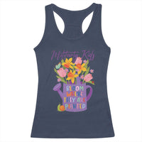 Military Kids Bloom Where They Are Planted Racerback Tank Top Military Child Month Flower
