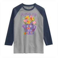 Military Kids Bloom Where They Are Planted Raglan Shirt Military Child Month Flower