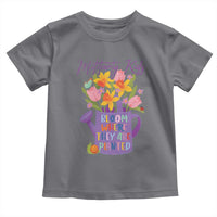 Military Kids Bloom Where They Are Planted Toddler T Shirt Military Child Month Flower