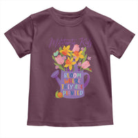 Military Kids Bloom Where They Are Planted Toddler T Shirt Military Child Month Flower