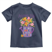 Military Kids Bloom Where They Are Planted Toddler T Shirt Military Child Month Flower