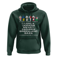 Canada Greenland Mexico Panama Gaza Ukraine Pride Hoodie Hand Fist