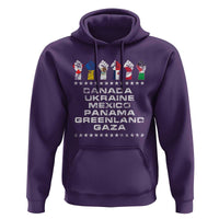 Canada Greenland Mexico Panama Gaza Ukraine Pride Hoodie Hand Fist