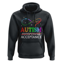 Autism Awareness Acceptance Hoodie Advocate Educate Accommodate Include Infinity Symbol