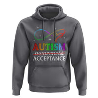 Autism Awareness Acceptance Hoodie Advocate Educate Accommodate Include Infinity Symbol
