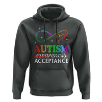 Autism Awareness Acceptance Hoodie Advocate Educate Accommodate Include Infinity Symbol