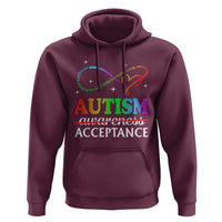 Autism Awareness Acceptance Hoodie Advocate Educate Accommodate Include Infinity Symbol