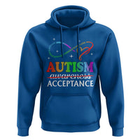 Autism Awareness Acceptance Hoodie Advocate Educate Accommodate Include Infinity Symbol