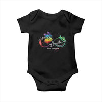 Autism Awareness Acceptance Red Instead Baby Onesie Infinity Symbol Rainbow Butterfly Feather