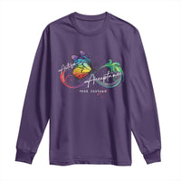 Autism Awareness Acceptance Red Instead Long Sleeve Shirt Infinity Symbol Rainbow Butterfly Feather