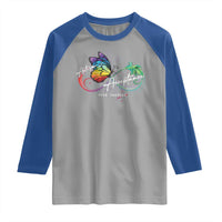 Autism Awareness Acceptance Red Instead Raglan Shirt Infinity Symbol Rainbow Butterfly Feather