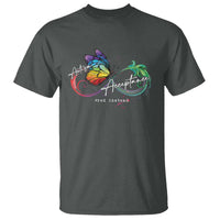 Autism Awareness Acceptance Red Instead T Shirt Infinity Symbol Rainbow Butterfly Feather