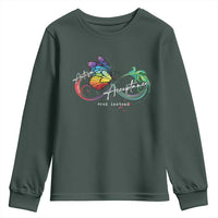 Autism Awareness Acceptance Red Instead Youth Sweatshirt Infinity Symbol Rainbow Butterfly Feather