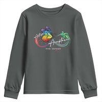 Autism Awareness Acceptance Red Instead Youth Sweatshirt Infinity Symbol Rainbow Butterfly Feather