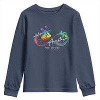 Autism Awareness Acceptance Red Instead Youth Sweatshirt Infinity Symbol Rainbow Butterfly Feather