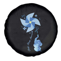 Child Abuse Prevention Awareness Spare Tire Cover Pinwheel Elephant