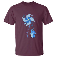 Child Abuse Prevention Awareness T Shirt Pinwheel Elephant
