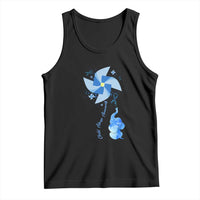Child Abuse Prevention Awareness Tank Top Pinwheel Elephant