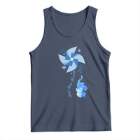 Child Abuse Prevention Awareness Tank Top Pinwheel Elephant