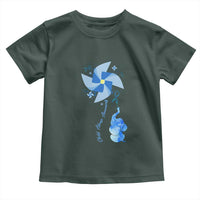 Child Abuse Prevention Awareness Toddler T Shirt Pinwheel Elephant