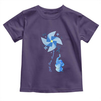 Child Abuse Prevention Awareness Toddler T Shirt Pinwheel Elephant